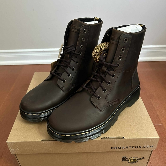 Dr.Martens combs leather boots unisex - dark brown - Picture 4 of 6